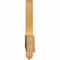 Ekena Millwork Eugene Rough Sawn Timber Gable Bracket, Western Red Cedar, 84"W x 14"H x 2"D x 4"F, 4/12 Pitch GBW084X14X0204EUG00RWR - alternate 3